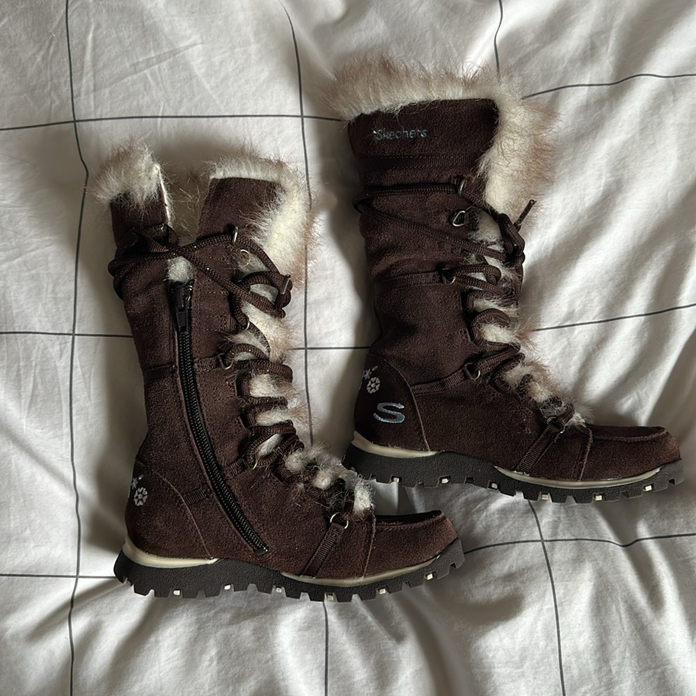 Girls Sketchers first winter boots